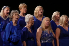 In full voice at Ellesmere Port Concert